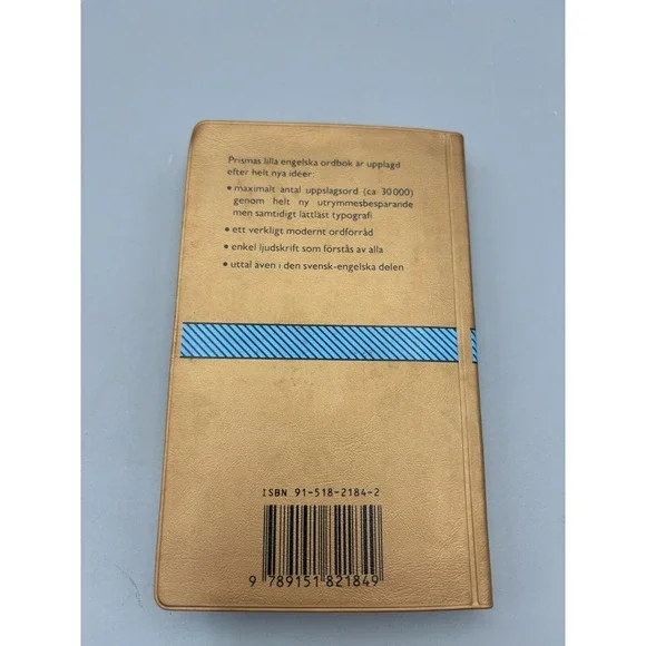 Prismas engelska ordbok : Engelsk-svensk, svensk-engelsk : Vintage 1989 Leather - Picture 2 of 3